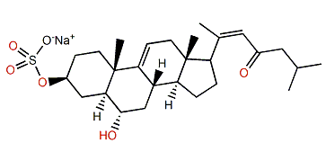 (22E)-6a-Hydroxy-5a-cholesta-9(11),20(22)-dien-23-one-3b-ol sulfate